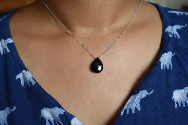 Black_Spinel_925_Sterling_Silver_Pendant_Chain_Necklace_For_Unisex