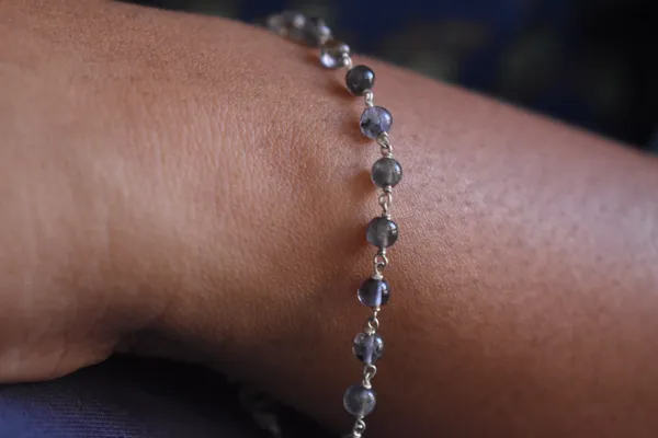 Blue_925_Sterling_Silver_Natural_Iolite_Beaded_Chain_Bracelet