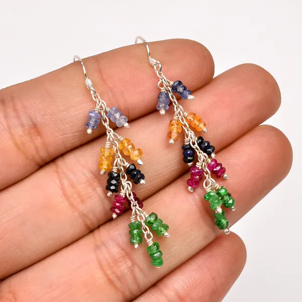 Multicolor_Sapphire_925_Sterling_Silver_Necklace_Set_For_Women