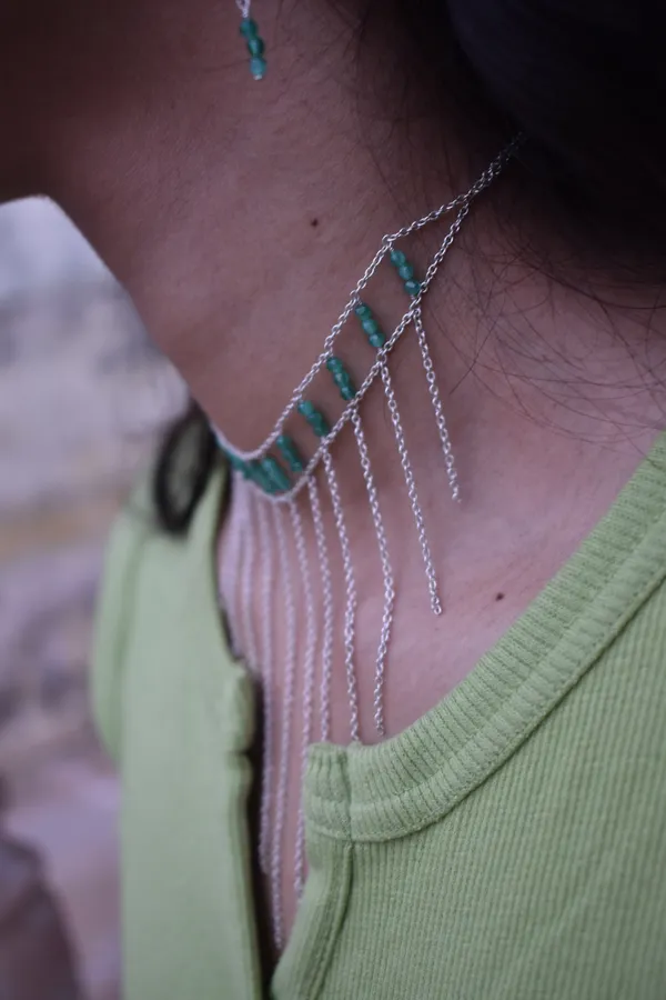 Green_Turquoise_925_Sterling_Silver_Necklace_Earrings_Set_For_Women