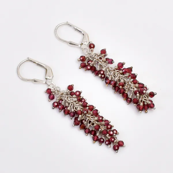 Red_925_Sterling_Silver_Natural_Almandine_Garnet_Grape_Drop_Earrings_For_Women