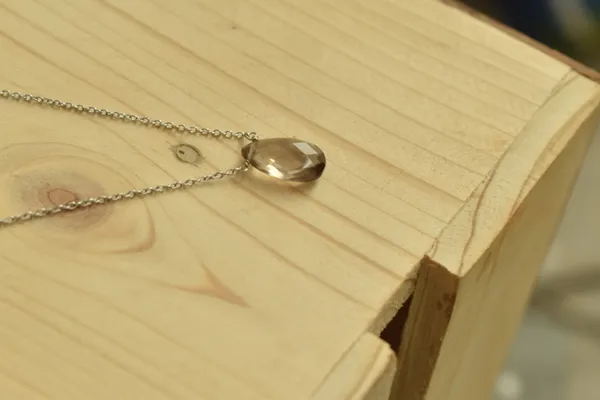 Black_Smoky_Quartz_925_Sterling_Silver_Pendant_Chain_Necklace_For_Unisex