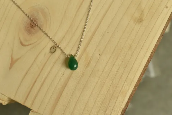Green_Onyx_925_Sterling_Silver_Pendant_Chain_Necklace_For_Unisex