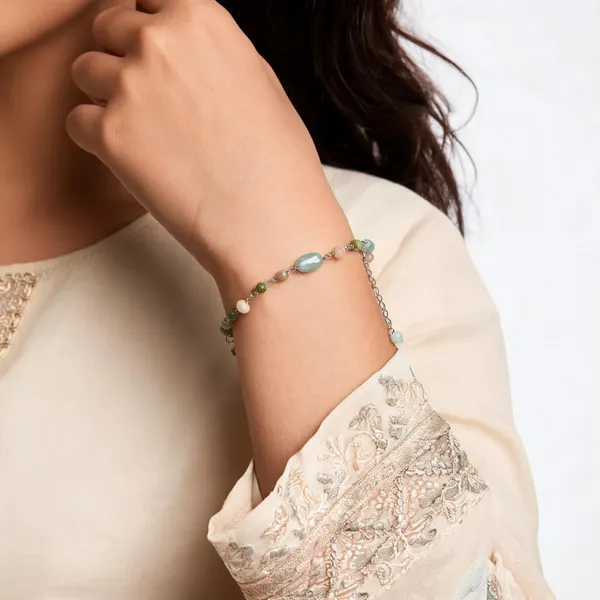 Multicolor_Potch_Opal_Sterling_Silver_Beaded_Chain_Bracelet