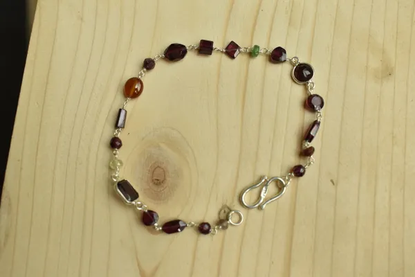 Multicolor_Beaded_925_Sterling_Silver_Adjustable_Bracelet_For_Unisex
