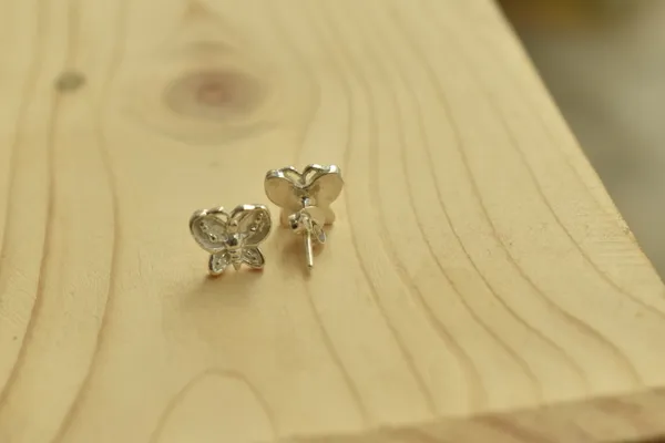 Silver_Sterling_Silver_Butterfly_Stud_Earrings_For_Women