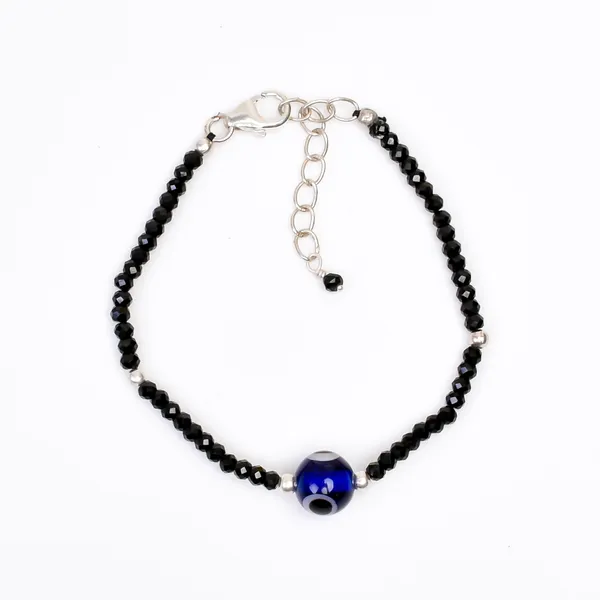 Black_Spinel_925_Sterling_Silver_Evil_Eye_Bracelet_For_Kids