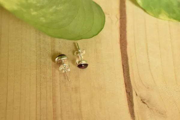 Red_Garnet_925_Sterling_Silver_Oval_Cabochon_Studs_For_Women