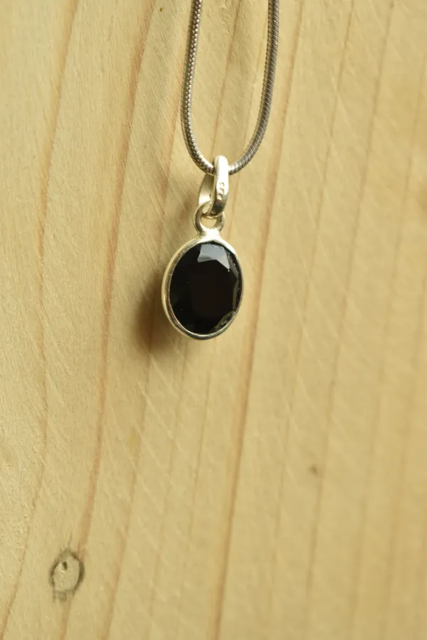 Black_Onyx_925_Sterling_Silver_Oval_Pendant_Unisex
