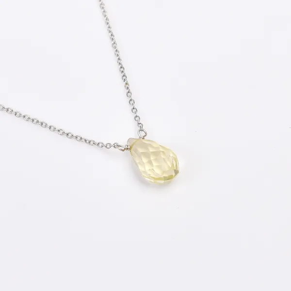 Lemon_Yellow_Lemon_Quartz_925_Sterling_Silver_Pendant_Necklace_For_Unisex