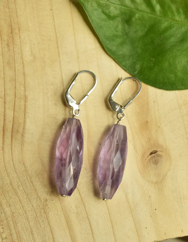 Purple_925_Sterling_Silver_Natural_Amethyst_Statement_Earrings_For_Women