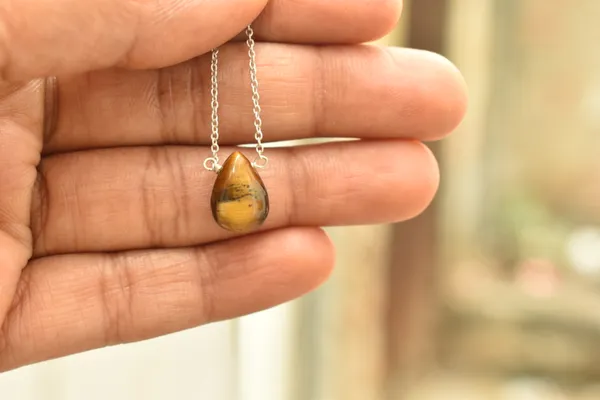 Golden_Brown_Tiger_Eye_925_Sterling_Silver_Pendant_Chain_Necklace_For_Unisex