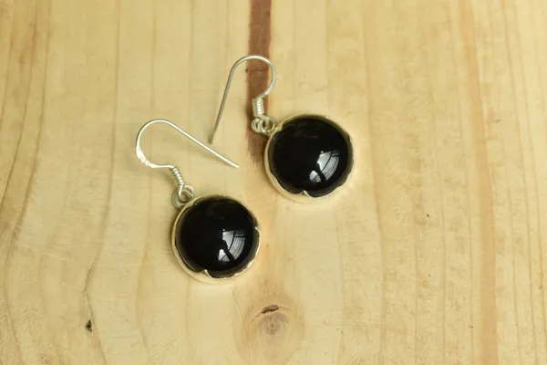 Black_925_Sterling_Silver_Natural_Black_Spinel_Statement_Earrings_For_Women