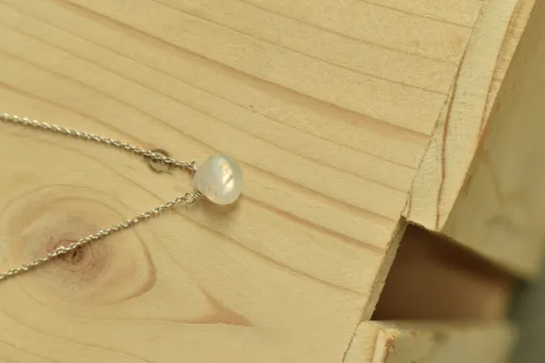 White_Moonstone_925_Sterling_Silver_Pendant_Chain_Necklace_For_Unisex