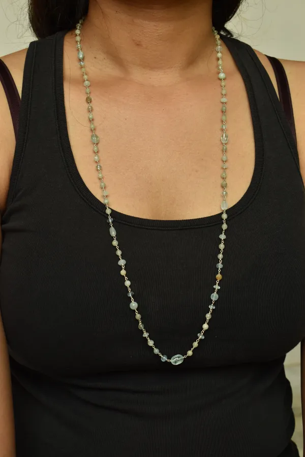 Blue_Aquamarine_925_Sterling_Silver_Long_Chain_Necklace_For_Unisex