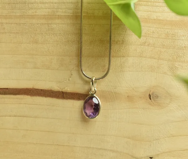 Purple_Amethyst_925_Sterling_Silver_Oval_Pendant_For_Women