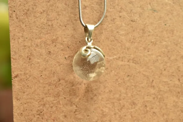 Clear_Crystal_Quartz_Sterling_Silver_Ball_Pendant_For_Women