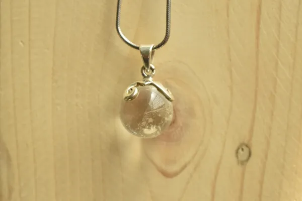 Clear_Crystal_Quartz_Sterling_Silver_Ball_Pendant_For_Women