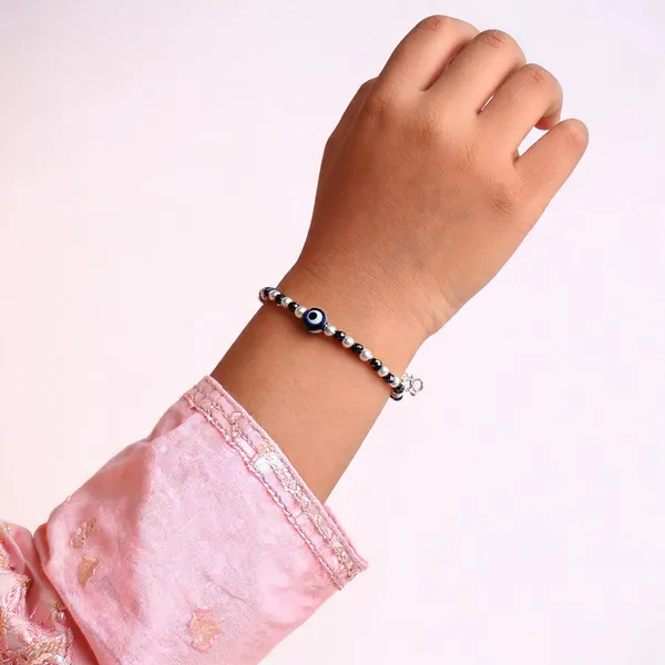 Black_Silver_925_Sterling_Silver_Evil_Eye_Beaded_Bracelet_For_Kids