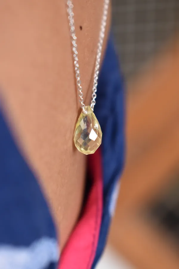 Lemon_Yellow_Lemon_Quartz_925_Sterling_Silver_Pendant_Necklace_For_Unisex