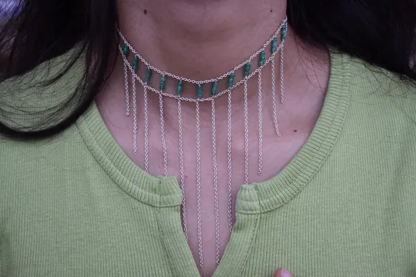 Green_Turquoise_925_Sterling_Silver_Necklace_Earrings_Set_For_Women