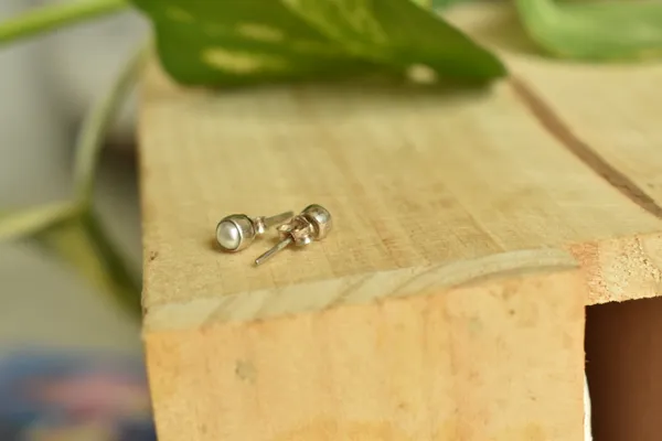 White_Freshwater_Pearl_925_Sterling_Silver_Round_Studs_For_Women