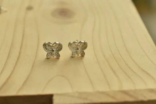 Silver_Sterling_Silver_Butterfly_Stud_Earrings_For_Women