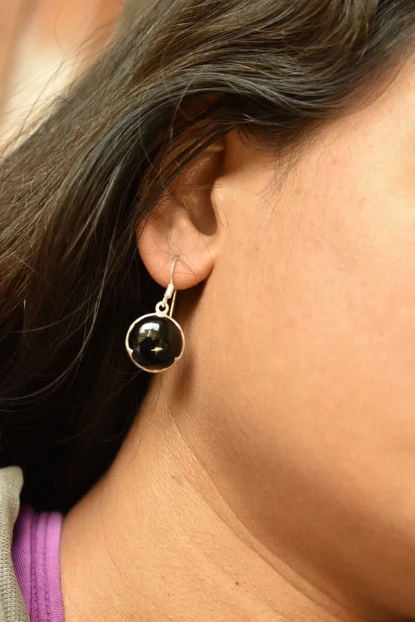 Black_925_Sterling_Silver_Natural_Black_Spinel_Statement_Earrings_For_Women