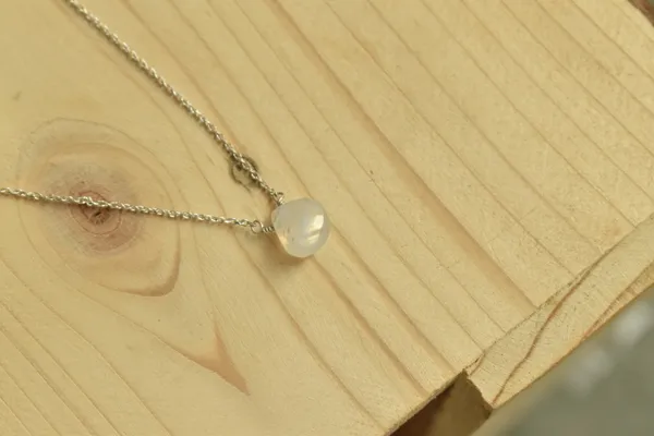 White_Moonstone_925_Sterling_Silver_Pendant_Chain_Necklace_For_Unisex