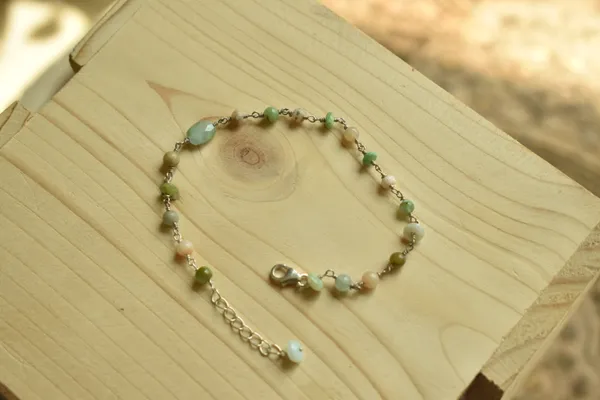 Multicolor_Potch_Opal_Sterling_Silver_Beaded_Chain_Bracelet