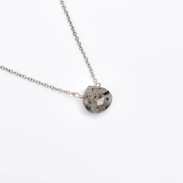 Grey_Saginite_Quartz_925_Sterling_Silver_Pendant_Chain_Necklace_For_Unisex