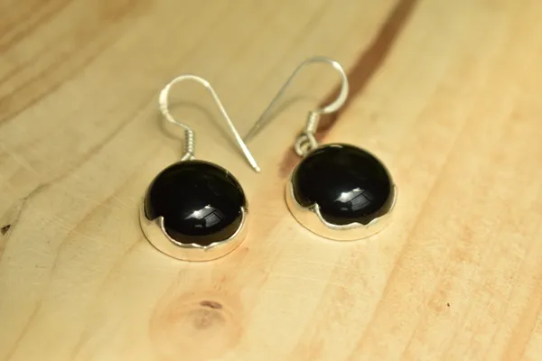 Black_925_Sterling_Silver_Natural_Black_Spinel_Statement_Earrings_For_Women