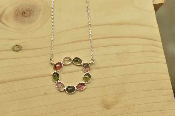 Multicolor_925_Sterling_Silver_Natural_Tourmaline_Circle_Pendant_Necklace
