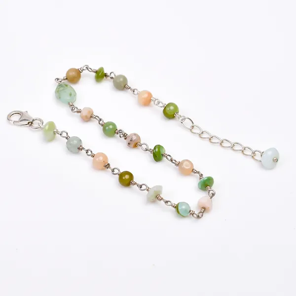 Multicolor_Potch_Opal_Sterling_Silver_Beaded_Chain_Bracelet