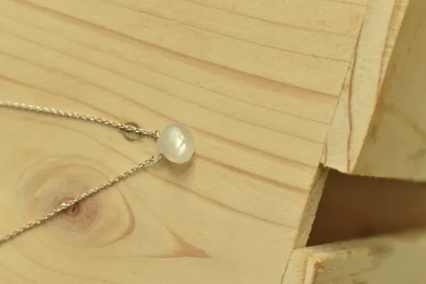 White_Moonstone_925_Sterling_Silver_Pendant_Chain_Necklace_For_Unisex