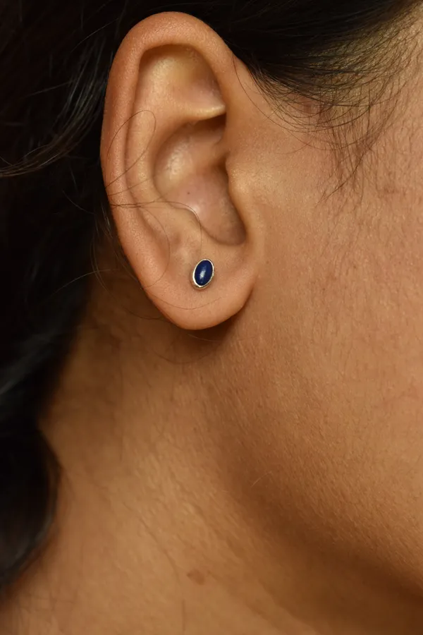Blue_Lapis_Lazuli_925_Sterling_Silver_Oval_Cabochon_Studs_For_Women