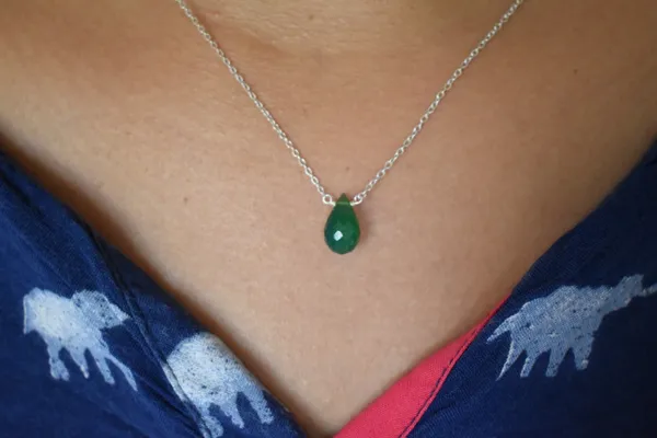 Green_Onyx_925_Sterling_Silver_Pendant_Chain_Necklace_For_Unisex