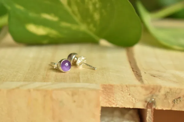 Purple_Amethyst_925_Sterling_Silver_Round_Cabochon_Studs_For_Women