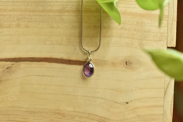 Purple_Amethyst_925_Sterling_Silver_Oval_Pendant_For_Women