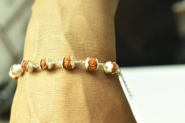 Brown_Rudraksha_925_Sterling_Silver_Adjustable_Beaded_Bracelet_Unisex