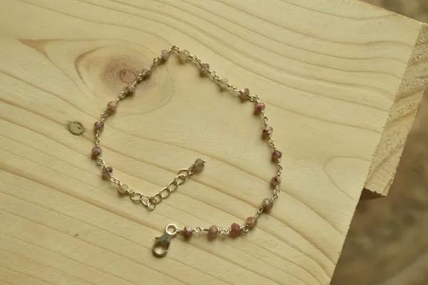 Light_Pink_Strawberry_Quartz_925_Sterling_Silver_Adjustable_Bracelet_For_Unisex