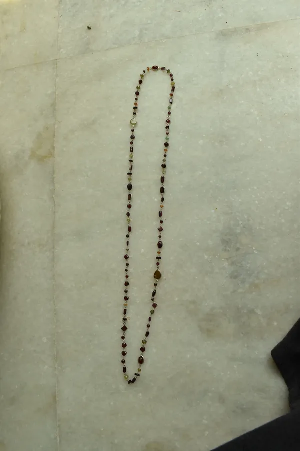 Multicolor_Garnet_925_Sterling_Silver_Long_Chain_Necklace_For_Unisex