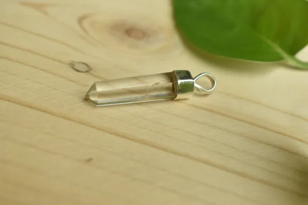 Crystal_Quartz_925_Sterling_Silver_Pencil_Pendant_For_Unisex
