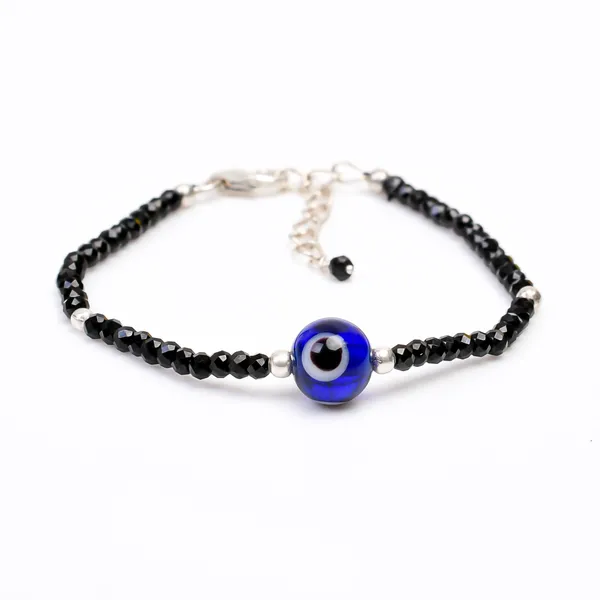 Black_Spinel_925_Sterling_Silver_Evil_Eye_Bracelet_For_Kids