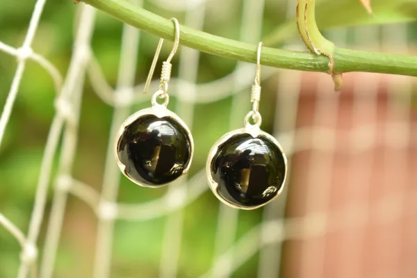 Black_925_Sterling_Silver_Natural_Black_Spinel_Statement_Earrings_For_Women