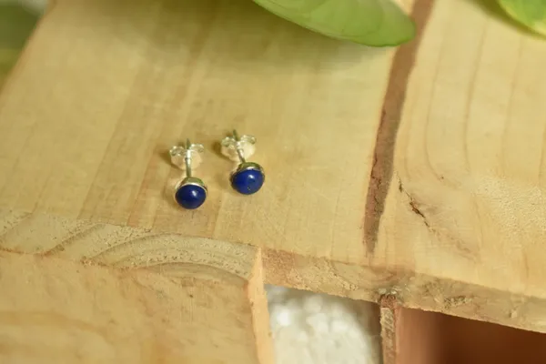 Blue_Lapis_Lazuli_925_Sterling_Silver_Round_Cabochon_Studs_For_Women