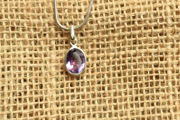Purple_Amethyst_925_Sterling_Silver_Oval_Pendant_For_Women