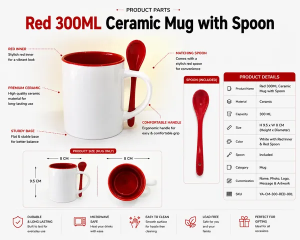 Ceramic_Everyday_Red_Inner_Mug_With_Spoon