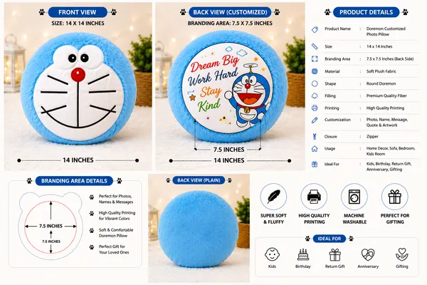 Plush_Doraemon_Print_Round_Pillow