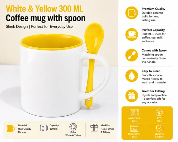 Ceramic_Yellow_And_White_Mug_With_Spoon